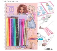 Album à colorier avec ses crayons Topmodel