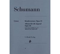 Henle Verlag Partition pour piano Album à la Jeunesse Op.68 et Scènes d'enfant Op.15
