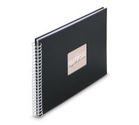 Hama Album À Spirale "Fine Art", 36 X 32 Cm, 50 Pages Blanches, New Black