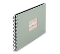 Album à spirale - Fine Art - 36 x 32 cm - 50 pages noires - Couverture en papier structuré