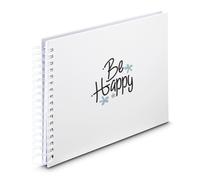 Album à spirale "Good Things", 28 x 24 cm, 50 pages blanches, Happy