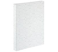 Album à spirale "Graphic", 19 x 24,5 cm, 40 pages blanches, Squares