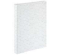 Album à spirale "Graphic", 19 x 24,5 cm, 40 pages blanches, Squares