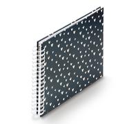 Hama Album à Spirale Lovely, 28 x 24 cm, 50 Pages Blanches, Bleu