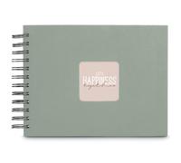 Album à spirales "Fine Art", 24 x 17 cm, 50 pages noires, sauge