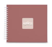 Album à spirales "Fine Art", 28 x 24 cm, 50 pages blanches, couleur terre cuite