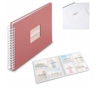 Album à spirales "Fine Art", 28 x 24 cm, 50 pages blanches, couleur terre cuite