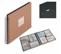 Hama Album à spirale Fine Art 36 x 32 cm 50 pages blanches Terra