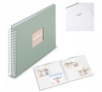 Album à spirales Fine Art 36 x 32 cm 50 pages noires Lagon