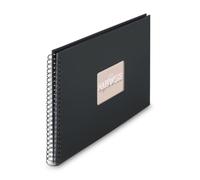 Album à spirales « Fine Art », 36 x 32 cm, 50 pages noires, noir