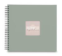 Album à spirales "Fine Art", 36 x 32 cm, 50 pages noires, sauge