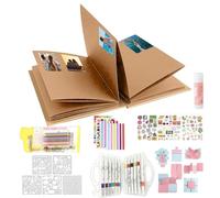 Album Accordéon | Livre de souvenirs en papier à faire soi-même pliable | Projets d'artisanat photo Livre de collection | Pour remise des diplômes, mariage, Saint-Valentin