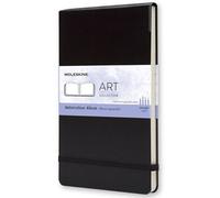 Moleskine Album aquarelle Art Noir grand format 13 x 21 cm 200 g/m² 72 pages Noir