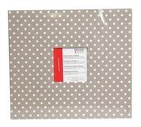 Album avec fenêtre - Pois blanc / beige - 10 pochettes Beige G