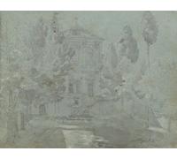 Album avec vues de Rome et ses environs Page 05a : « Saint Isidoro » Poster imprimé par Franz Johann Heinrich Nadorp (45,7 x 61 cm)