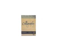 Album Calligraphie Papier Parchemin Lisse Noisette 50 Feuilles A4 210x297mm 90g/Mq