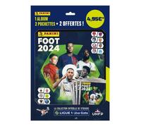 Stickers Panini Foot 2024 Ligue 1 Uber Eats Album + 2 Pochettes + 2 Offertes