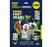 Stickers Panini Foot 2024 Ligue 1 Uber Eats Album + 2 Pochettes + 2 Offertes