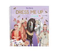 Album coloriage Miss Melody modèle Dress me up Around the world