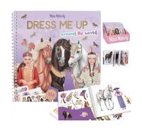 Depesche 12431 Miss Melody Dress Me Up Around The World - Livre d'autocollants avec 24 Pages pour créer des Motifs de Chevaux, y Compris 11 Feuilles d'autocollants