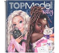 Album coloriage TOP Model modèle Create your Kitty (chat) Moonlight