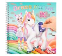 Depesche 12431 Miss Melody Dress Me Up Around The World - Livre d'autocollants avec 24 Pages pour créer des Motifs de Chevaux, y Compris 11 Feuilles d'autocollants