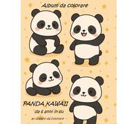 Album da colorare Panda Kawaii: Da sei anni in su