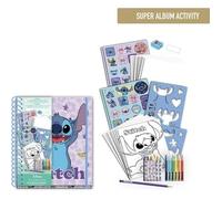 Album d'activités - Disney - Stitch - Colorier - Dimensions 22x26x2 cm - Pour enfants