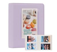 Album de 64 Sacs pour Fujifilm Instax Mini 7s 8 8+ 9 25 50s 70 90, Polaroid Snap PIC-300, HP Sprocket, Kodak Mini Film. (Violet)