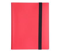 Album de Cartes 20 Pages 9 Pochettes, Grande Capacité, Couverture Colorée, Stockage de Cartes de Jeu - Protection Sans PVC, Matériau PP Durable, Usage Polyvalent (rouge 20 pages)