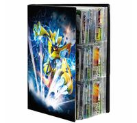 Album de cartes à 9 pochettes, classeur de collection avec couverture Anime, compatible avec les jeux Pokémon, YuGiOh, TCG, sport, football, capacité de rangement de 540 cartes 3