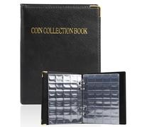 Album de collection de pièces de monnaie, 360 Classeur Pieces de Monnaie Rangement 20 Pages, pour Album Collecteur Convient Livre Pieces de Monnaie Collection