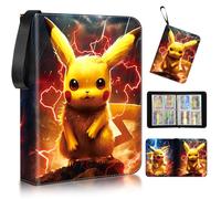 Album de collection portable pour cartes, 50 pages, capacité de 400 cartes, classeur, classeur, classeur, classeur, classeur, classeur, marque-page, c'est un cadeau pour les collectionneurs et les