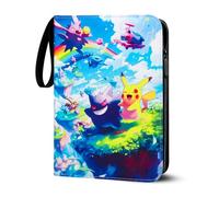 Album de collection pour cartes Pokémon, 400 cartes à collectionner, 4 pochettes, 50 pages, classeur, classeur, cahier, en cuir PU, imperméable, de qualité supérieure, cadeau pour enfants