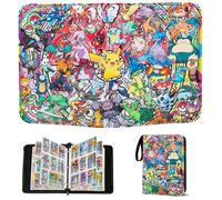 Album de collection pour cartes Pokémon - 900 pochettes - 50 pages - Classeur pour cartes à collectionner - De qualité supérieure - Portable - Étanche - En polyuréthane - Cadeau pour les enfants (P900