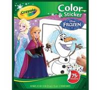 Album de coloriage et autocollants Crayola Frozen La Reine des Neiges Multicolore G
