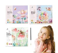 Album de coloriage pour - 3 pièces de matériaux de coloriage | Cahier de voyage - Pour les adolescents étudiants amateurs leçons d'art maison étude voyage école anniversaire