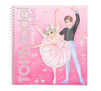 Album de coloriage - TOP Model - Dress me up - 24 pages - 11 autocollants - Dimensions 18x17.5cm