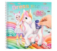 Album de coloriage - Ylvi - Dress me up Naya - 18x17.5cm - Avec stickers - Pour filles