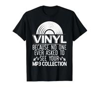 Album de Disque Vinyle Classique pour Amateur de Musique Audiophile T-Shirt Graphique avec Valeur