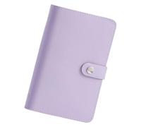 Album de monnaie 50 pochettes transparentes pour billets en cuir 17,8 x 12,7 cm pour économiser des finances