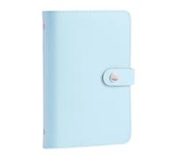 Album de monnaie 50 pochettes transparentes pour billets et billets en cuir 17,8 x 12,7 cm pour économiser des billets et carnet rechargeable