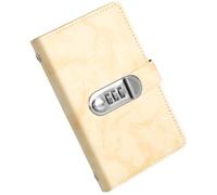 Album de monnaie en cuir PU à 3 chiffres 100 pochettes | Carnet d'épargne verrouillable pour épargnants, collectionneurs, billet de banque, maison, chambre à coucher, bibliothèque