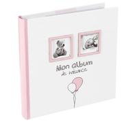 Album de naissance - Noname - Fille - Couleur ROSE - 6 pages - 120 emplacements photos