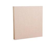 Album De Photos Album photo 4x6 couverture en lin Album de livre photo auto-adhésif livres d'images de protection multifonctions for mariage maison hôtel auberge(Beige)