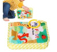 Album De Photos Bébé | Premier Album Photo de Bébé en Tissu Doux | Souvenir En Tissu Avec Miroir Pour Garder Les Souvenirs Pour Parents Famille Révélation De Genre Capturer Les Mémoires