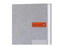 Album De Photos Film auto-adhésif Simple couvert bricolage Album Photo rétro grande capacité famille moments heureux croissance enregistrement Albums Photo(Light Grey,26.5 * 28cm)