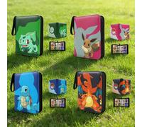 Album de rangement pour cartes Pokémon et figurines d'anime, album de collection à feuilles mobiles en PU avec fermeture éclair, pour fans de Yu-Gi-Oh!, pack de cartes Pikachu, jouets Style 6