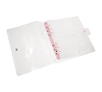 Album de Rangement pour Décalcomanies pour Ongles, PU Transparent | Pages Intérieures Transparentes, Protège les Stickers, Consultation Rapide, pour Salon de Manucure et Élèves
