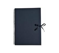 Album de scrapbooking - Artemio - 11007026 - A3 noir - Ruban de nouage - 1 pièce incluse